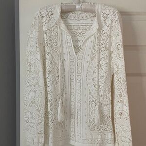 Kobi Halperin White Tunic, Size L